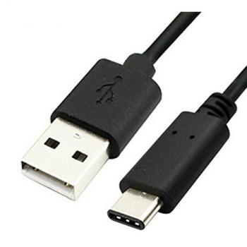 Powergreen CAB-26010-ST Cable USB 2.0 Type C M - USB A M 1M
