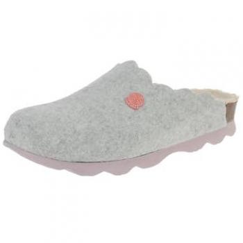 Zapatillas de casa abiertas para mujer Genuins Candy Felt - Extracómodas con plantilla anatómica en color azul y turquesa