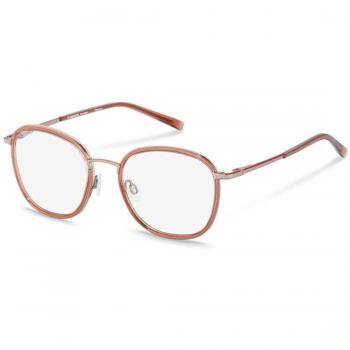 Rodenstock R7114 A Women's Eyeglasses Orange Size 51 (Frame Only) - Blue Light Block Available