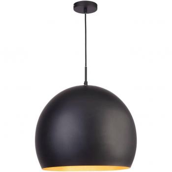 Colgante Industrial Acero Negro Mate 1 Bombilla E27 42cm