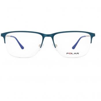 Polar 516 With Clip-On 14 Gafas Recetadas para Hombre Azules con armazones de color azul y lentes recetados