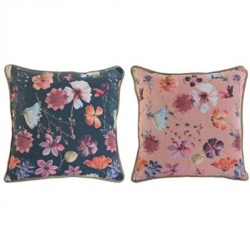 Cojín Home ESPRIT Romántico 45 x 5 x 45 cm (2 Unidades)