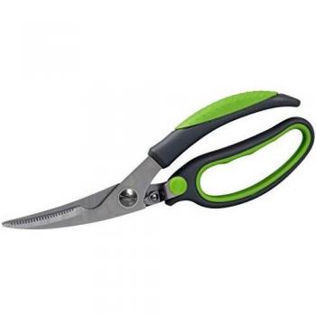 Nirosta Tijera trinchar, Cortar Pollo, Acero Inoxidable, Grey/Green