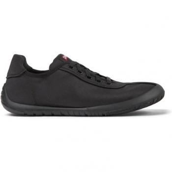 CAMPER Peu Path Men's Sneakers - Black, Size 45/11, Cotton Fabric