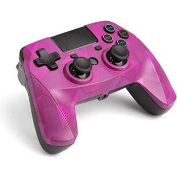 Gamepad Inalámbrico Rosa Camuflaje Burbuja para PlayStation 4 y 3