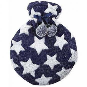 Bolsa de Agua Caliente BB Wellness Estrellas Azul Marino (26 x 20 cm)