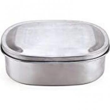 IRIS BARCELONA - Contenedor Rectangular Acero Inoxidable 1 L | Contenedor Acero Inox para Barbacoa