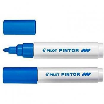 Rotulador Pilot Pintor M 1.4mm Azul Claro Multisuperficie a Base de Agua