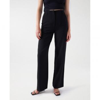 Pantalón recto de mujer liso de tiro alto Salsa Jeans