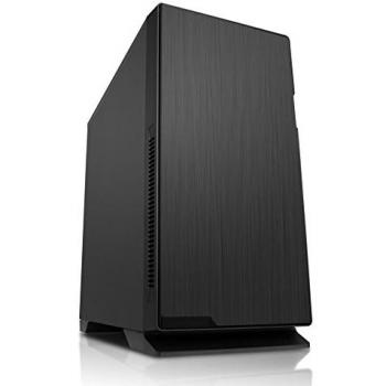 Caja Itek Sylent 07 Midi Tower - ATX / Micro-ATX, 2xUSB3, 3 ventiladores de 12cm, control de ventilador, lector de tarjetas, revestimiento fonoabsorbente,