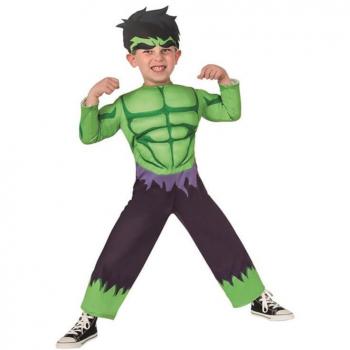 Disfraz para Niños Musculoso Hulk de 7-9 Años (2 Piezas)