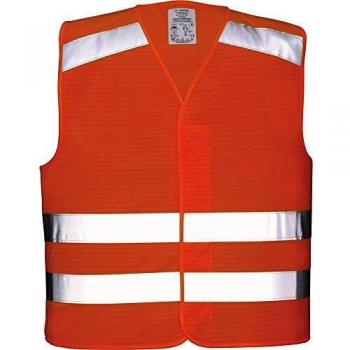 Chaleco de Alta Visibilidad Fortis Talla XL 100% Poliéster Naranja