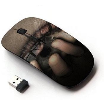KawaiiMouse [ Ratón óptico 2.4G inalámbrico ] Eye Uneasy Depression Sadness Crying