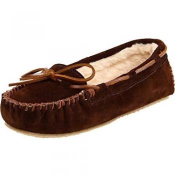 Minnetonka W Cally Slipper, Zapatillas de Estar por casa Mujer, marrón-Brown