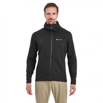 Montane Protium Men's Full Zip Fleece Hoodie - Black - Medium