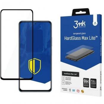 Protector de Pantalla 3MK HardGlass Max Lite para Xiaomi Mi 11i 5G - Funda de Vidrio Templado Negra