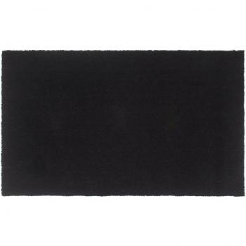 Felpudo de fibra de coco negro 90x150 cm