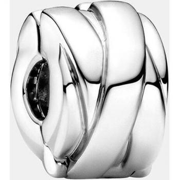 PANDORA - Charm Pandora Moments de plata con detalles elegantes