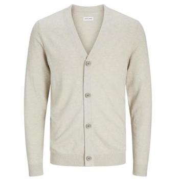 Jack & Jones Men's Solid Color Knit Cardigan L