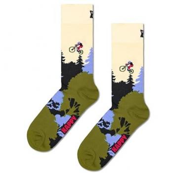 Calcetines de Montaña para Bicicleta - Blancos, diseño con costura etiquetada, talla 41-46