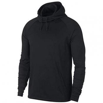 NIKE Academy Po Sudadera, Hombre, Black/Black/Black, XL