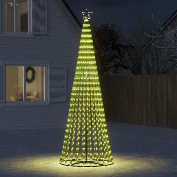 Árbol de Navidad cono de luz 688 LEDs blanco cálido 300 cm Vidaxl