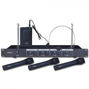 IBIZA SOUND VHF4 Microfono Inalambrico 4 Micros