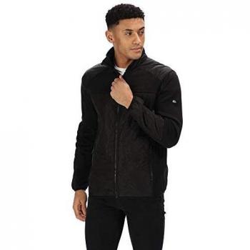 Regatta Zavid Full-Zip Water Repellent Thermo-Guard Insulated Marl Fleece Forro Polar, Hombre, Negro, XXXL