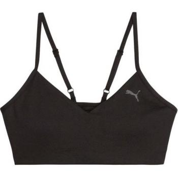 Sujetador deportivo Move Yogini negro para mujer de Puma, ideal para running, con soporte ligero, tejido transpirable y diseño cómodo