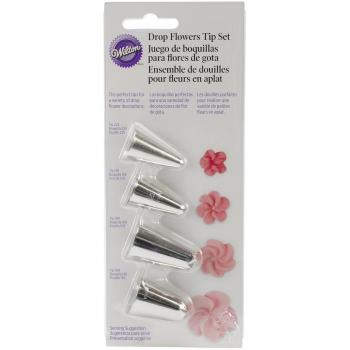 Wilton Pack de 4 boquillas para Flores de Gota, Centimeters