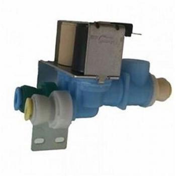 Electroválvula dispensadora de agua para refrigerador y congelador 481236058486 compatible con WHIRLPOOL, BAUKNECHT, KITCHENAID, SMEG, ADMIRAL, MAYTAG e IGNIS