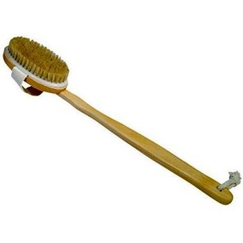 Cepillo de Baño de Seda con Mango de Madera 1ud