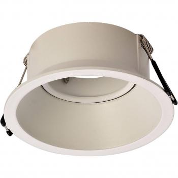Lámpara empotrable redonda Comfort GU10 9,6 cm blanco mate con corte de 85 mm y portalámparas incluido