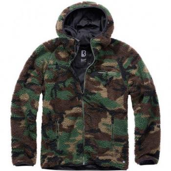 Brandit Teddyfleece Worker Jacket - Woodland Green - Size S