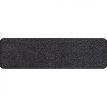 Salon Loewe Mini – Mini felpudo lavable antracita, 100% poliamida, gris, 30 x 100 cm