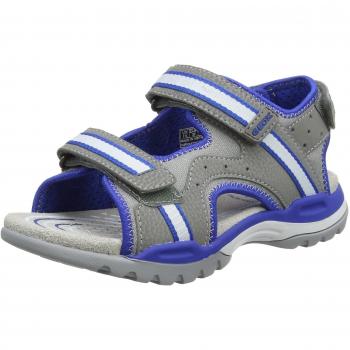 Geox J Borealis Boy B, Sandalias con Punta Abierta Niños, Gris