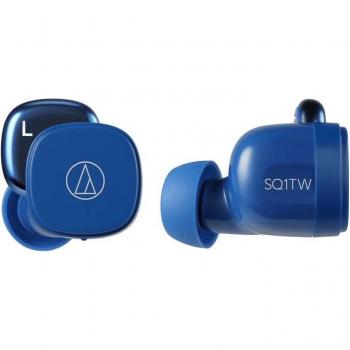 Audio-Technica ATH-SQ1TW Wireless In-Ear Headphones, Blue
