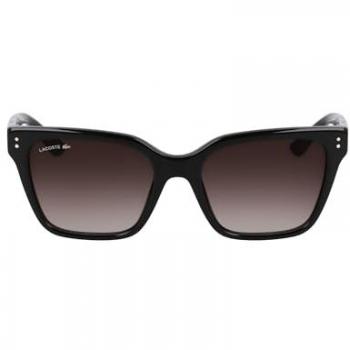 Lacoste Women's Black/Brown Shaded Sunglasses L6022S - Size 54 MM