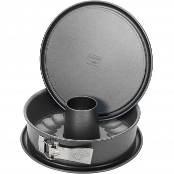 Molde Desmontable de 26 cm con Base Plana y Tubular, Antiadherente, Dr. Oetker