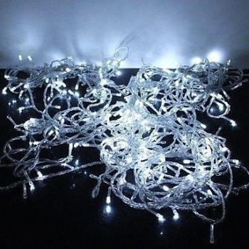 XMQC* 30M 300-LED de luz blanca brillante 8 LED Lámpara String modos ventilado o Navidad