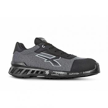 Zapatos de seguridad U-Power Adam S1P SRC ESD, color gris, tamaño 42 (EU)