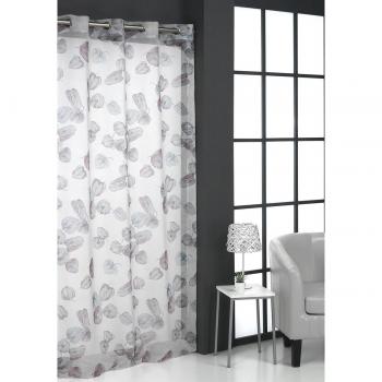 Cortina Visillo Toscana Vino - Elegante y Fácil de Instalar, Perfecta para Decorar tu Hogar
