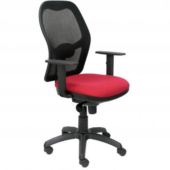 Piqueras Y Crespo 15SNBALI933 - Silla de oficina, Granate