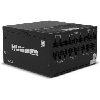 NOX Hummer P 1000W Fuente de Alimentación PCIE 5.0 ATX 3.0 80 Plus Platinum PFC Activo Negra