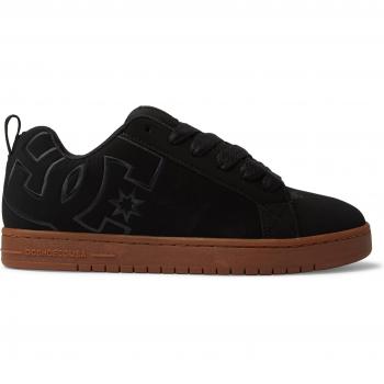 Zapatillas de Hombre DC Shoes Court Graffik - Negras con Suela de Goma EU 45