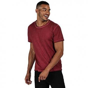 Regatta Calmon-Camiseta De Algodón De Estilo Informal Y Manga Corta T-Shirts/Polos/Vests, Hombre, Delhi Red, XXL