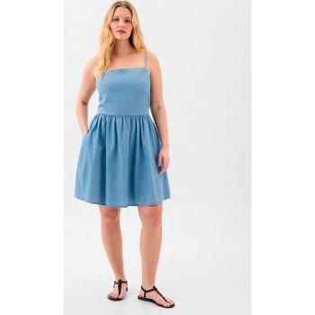 Vestido corto de tirantes Gap