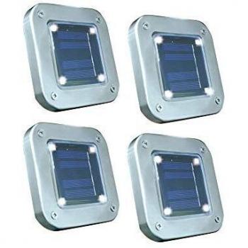 Luces Solares LED para Jardín Starlyf (4 uds) - Eficiencia Energética A, Sensor Integrado, Luz Fría, Ahorro Energético