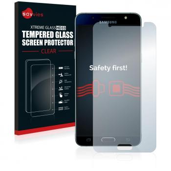 savvies Protector Cristal Templado Compatible con Samsung Galaxy J5 2016 / Duos 2016 Protector Pantalla Vidrio, Protección 9H, Pelicula Anti-Huellas