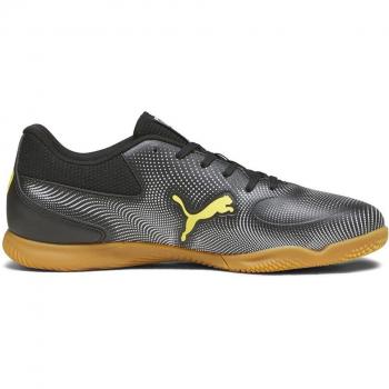 Puma TRUCO III Hombre Zapatillas de Fútbol Sala Negro/Amarillo